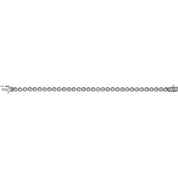 14K White 1/2 CTW Natural Diamond Line 7.25" Bracelet