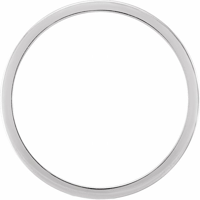 14K White I Love You Stackable Ring