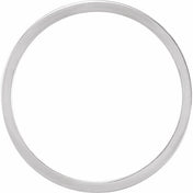 14K White Only You Stackable Ring