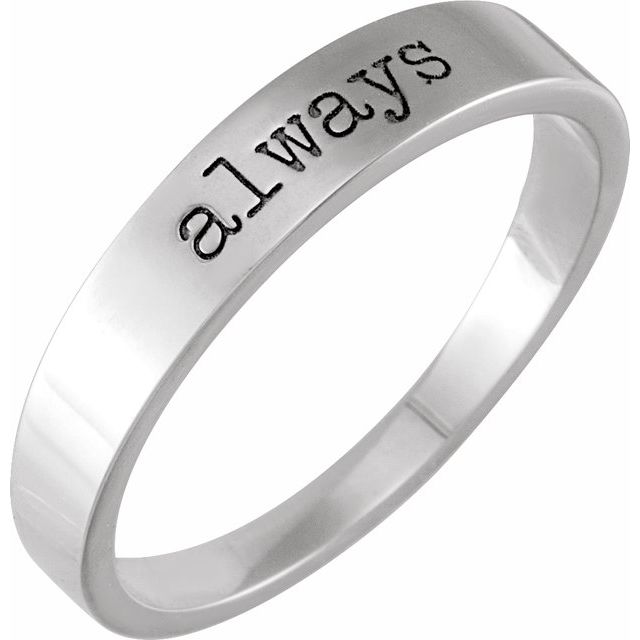 Sterling Silver Always Stackable Ring