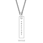 14K Engravable Interlocking Hearts Necklace 16-18" Adjustable Chain
