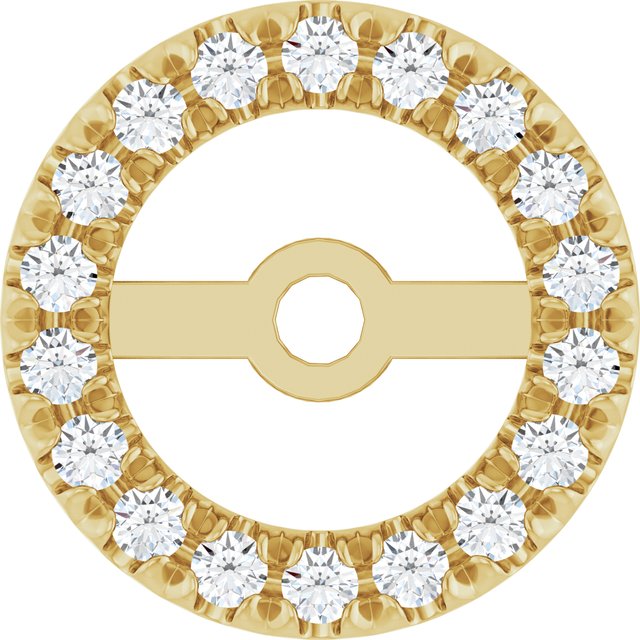6 CTW Lab-Grown Diamond French-Set Earring Jacket