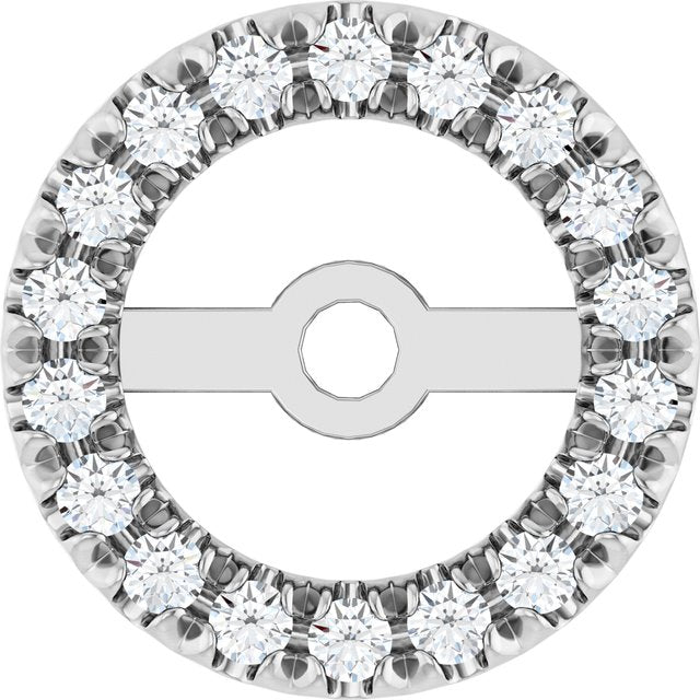 6 CTW Lab-Grown Diamond French-Set Earring Jacket