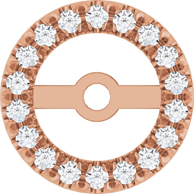6 CTW Lab-Grown Diamond French-Set Earring Jacket
