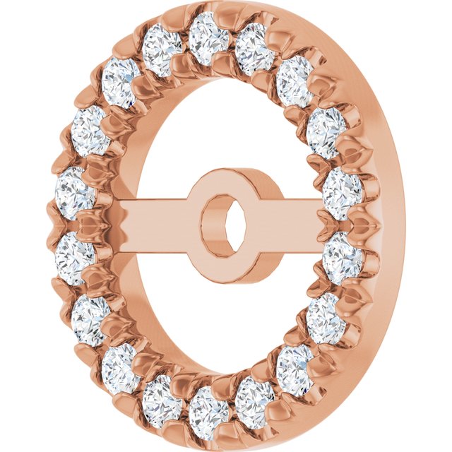 6 CTW Lab-Grown Diamond French-Set Earring Jacket