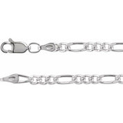 14K Yellow Gold-Filled 1 mm Curb, 1 mm Snake, and 3.5 mm Figaro Chain Necklaces