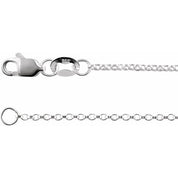 14K Yellow Gold Filled 1.3 mm Rolo Chain by the Inch and Lengths Necklace