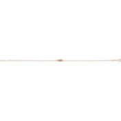 14K and Platinum Natural Diamond Angel Wing Bracelet with .015 CTW, Adjustable Size 6 1/2-7 1/2"