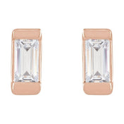 14K Rose .08 CTW Lab-Grown Diamond Earrings