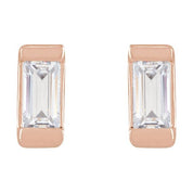 14K Rose .08 CTW Lab-Grown Diamond Earrings