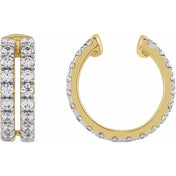 14K Yellow 1/2 CTW Lab-Grown Diamond Ear Cuff