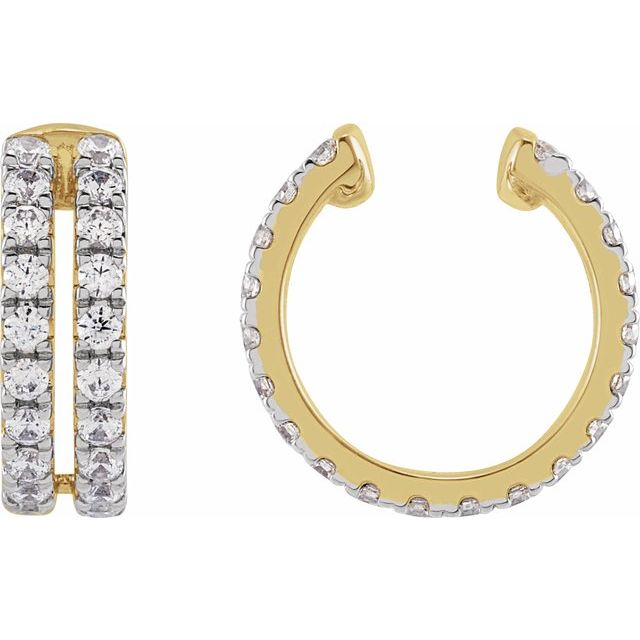 2 CTW Lab-Grown Diamond Ear Cuff