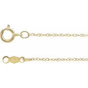 18K Yellow .85 mm Rope 20" Chain