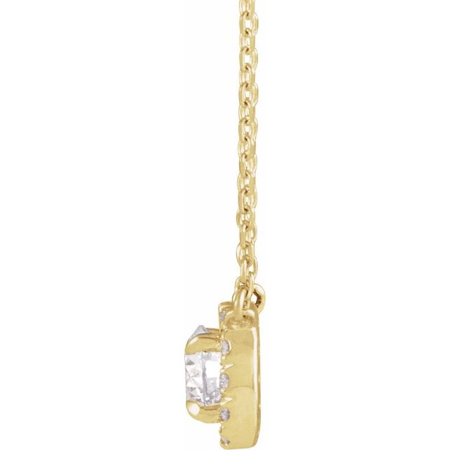 8 CTW Lab-Grown Diamond French-Set 16-18" Necklace