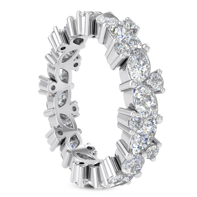 Abstract eternity band - Motek Jewelry